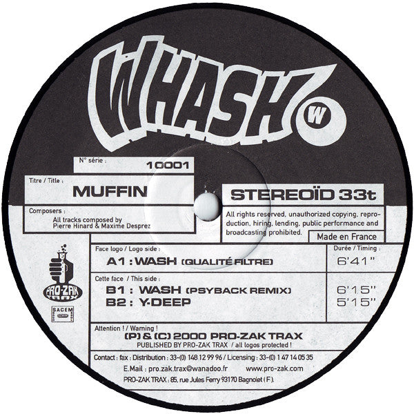 Whash : Muffin (12")