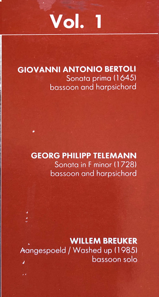 Henk de Wit / Tijn van Eijk (2) / Hens Otter : Bassoon Vol. 1 (LP, Album)