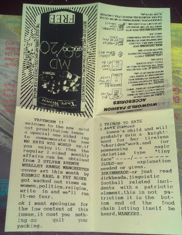 Mr Ray's Wig World : Mad Dog (7", EP)