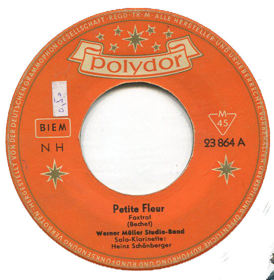 Werner Müller Studio-Band : Petite Fleur (7", Single, Mono)