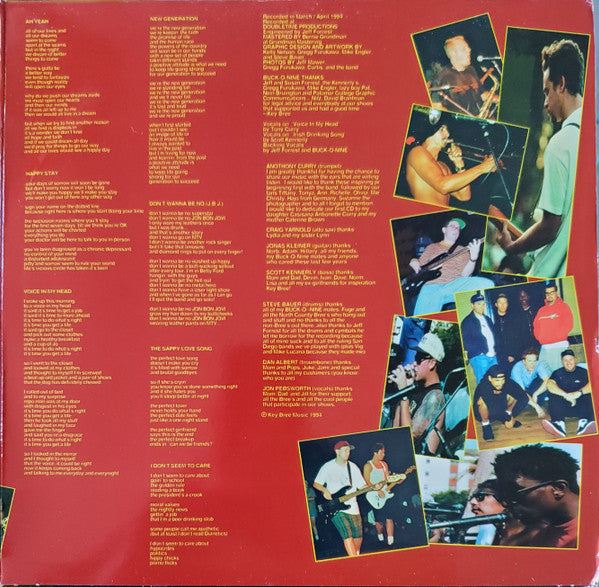 Buck-O-Nine : Songs In The Key Of Bree (2x9", Album)