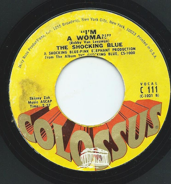 Shocking Blue : Mighty Joe (7", Single, Styrene, Pit)