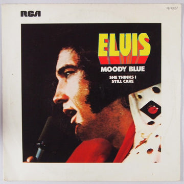 Elvis Presley : Moody Blue (7", Single)