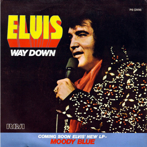 Elvis Presley : Way Down (7", Single)