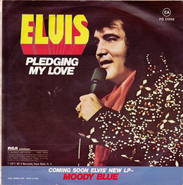 Elvis Presley : Way Down (7", Single)