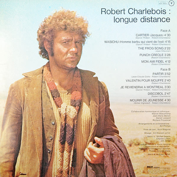 Robert Charlebois : Longue Distance (LP, Album, Blu)