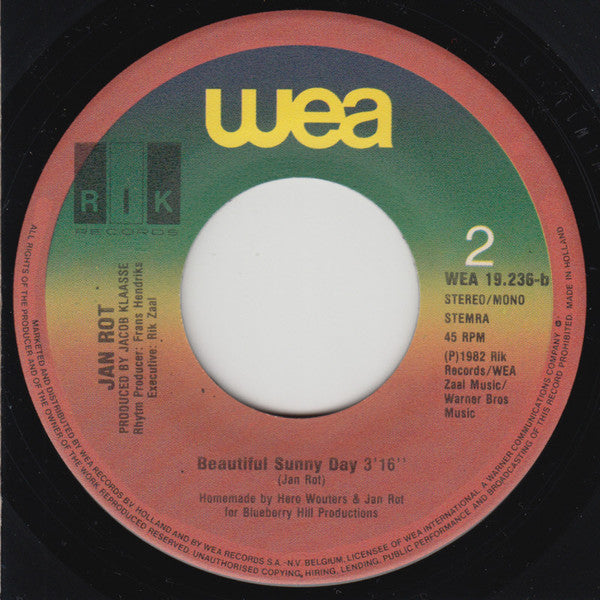 Jan Rot : Bobby, Roger & Eileen (7", Single)