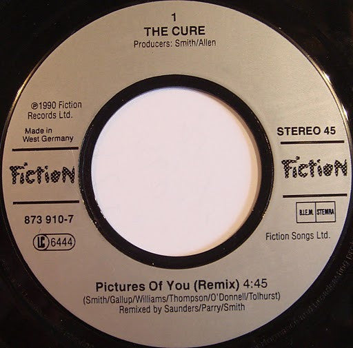 The Cure : Pictures Of You (7", Single, Lar)