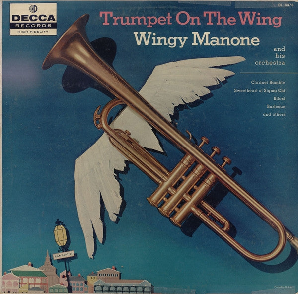 Wingy Manone & His Orchestra : Trumpet On The Wing (LP, Mono)