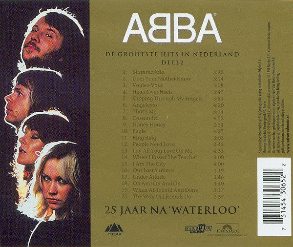 ABBA : 25 Jaar Na 'Waterloo' (De Grootste Hits In Nederland Deel 2) (CD, Comp, RM)