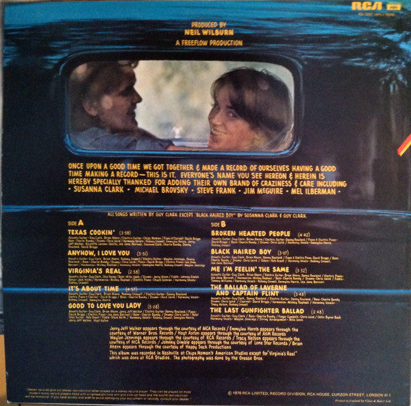 Guy Clark : Texas Cookin' (LP, Album)