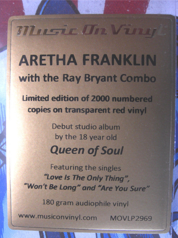 Aretha Franklin With The Ray Bryant Combo : Aretha (LP, Album, Ltd, Num, RE, Red)