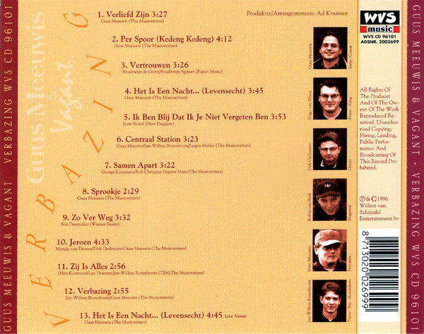 Guus Meeuwis & Vagant : Verbazing (CD, Album)