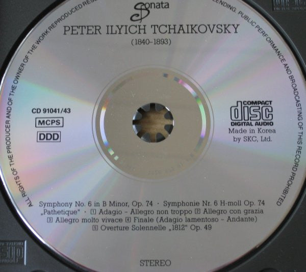 Pyotr Ilyich Tchaikovsky - Slovak Philharmonic Orchestra, Bystrík Režucha : Symphony No. 6 „Pathétique“  • Overture Solennelle „1812“ (CD)