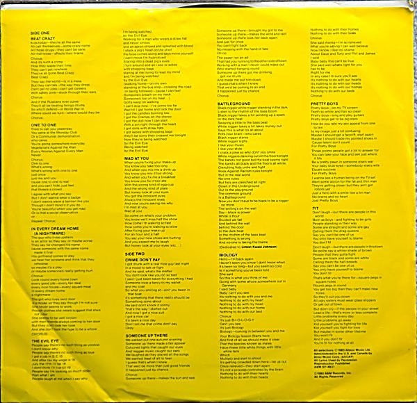 Joe Jackson Band : Beat Crazy (LP, Album)