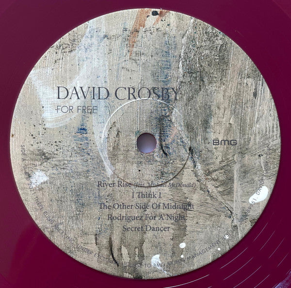 David Crosby : For Free (LP, Album, Ltd, Fru)