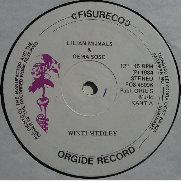 Lilian Mijnals & Oema Soso : Lilian Mijnals & Oema Soso (12", Maxi)
