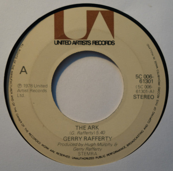 Gerry Rafferty : The Ark (7")