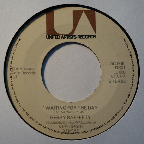 Gerry Rafferty : The Ark (7")