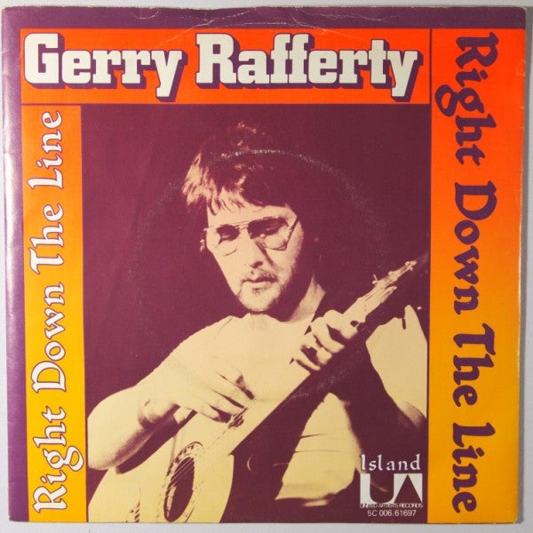 Gerry Rafferty : Right Down The Line (7", Single)