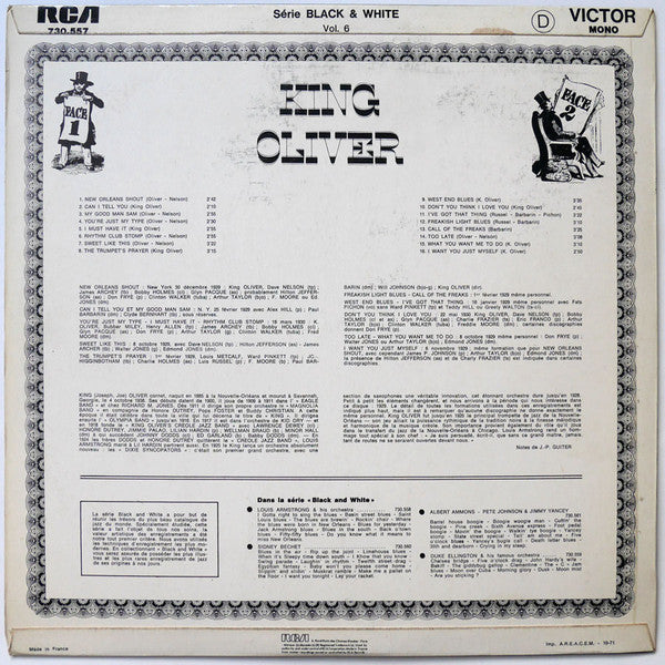 King Oliver : New Orleans Shout (LP, Comp)