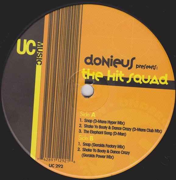 Donieus : The Hit Squad (12")