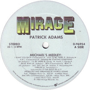 Patrick Adams : Michael's Medley (12")