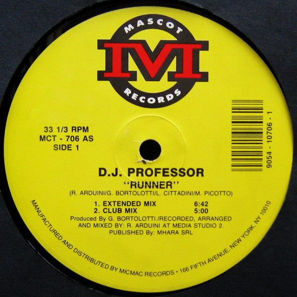 DJ Professor : Runner (12")