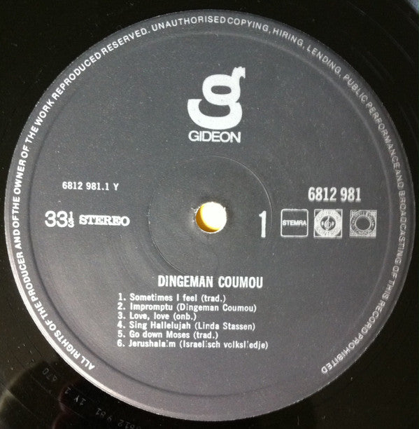 Dingeman Coumou : Dingeman Coumou (LP, Album)