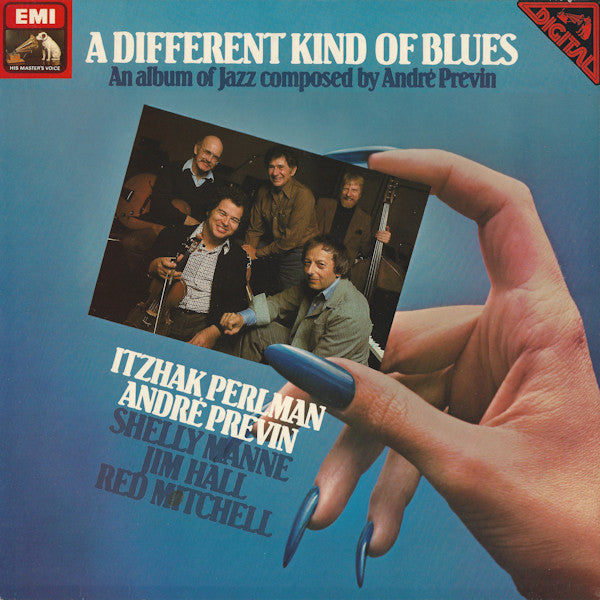 Itzhak Perlman, André Previn, Shelly Manne, Jim Hall, Red Mitchell : A Different Kind Of Blues (LP)