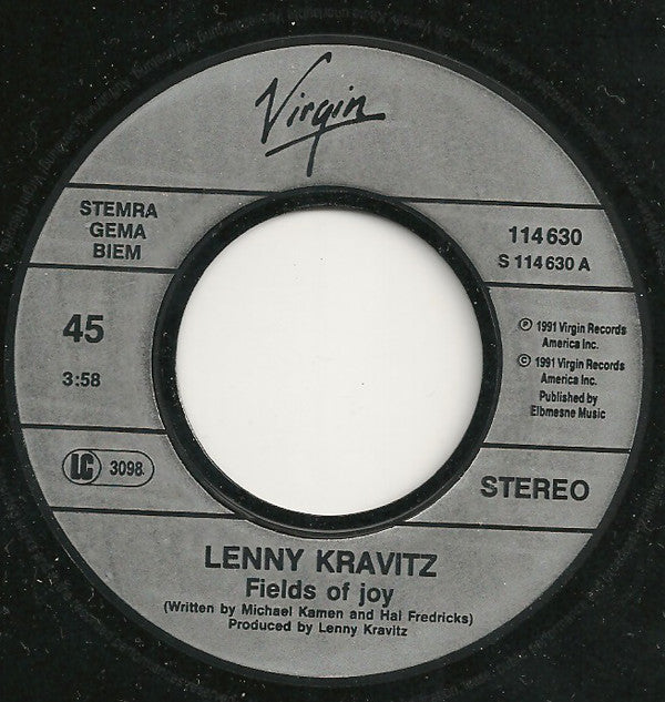 Lenny Kravitz : Fields Of Joy (7", Single)