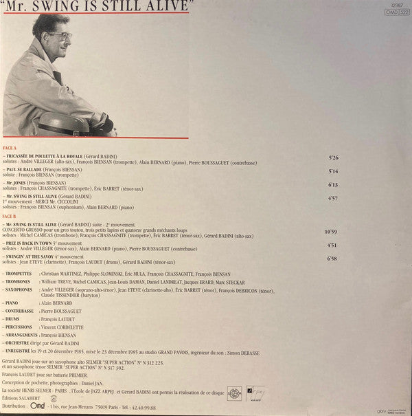 Gérard Badini Super Swing Machine : "Mr. Swing Is Still Alive" (LP, Album)