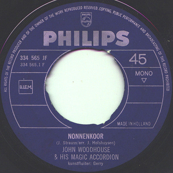 John Woodhouse : Nonnenkoor / Slavenkoor (7", Mono)