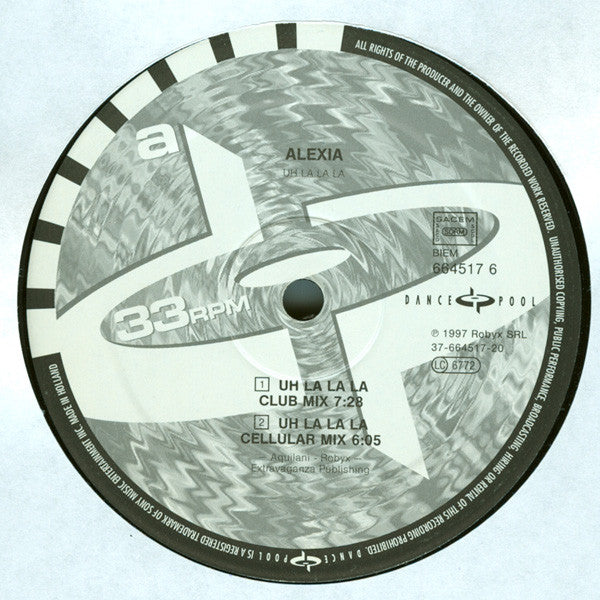 Alexia : Uh La La La (12")