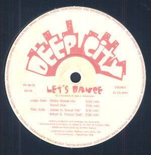 Deep City : Let's Dance (12")