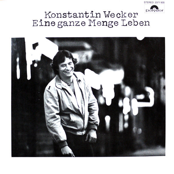 Konstantin Wecker : Eine Ganze Menge Leben (LP, Album)