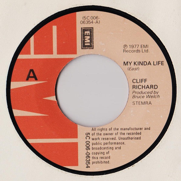 Cliff Richard : My Kinda Life (7", Single)
