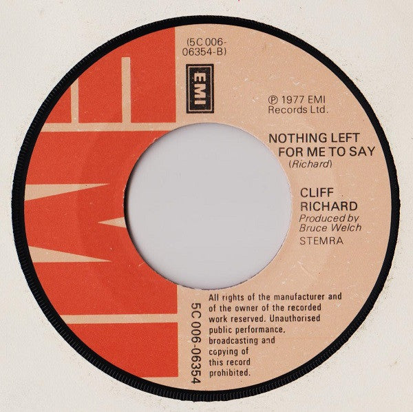 Cliff Richard : My Kinda Life (7", Single)