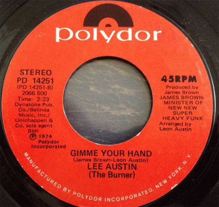 Lee Austin : I'm A Man / Gimme Your Hand (7")