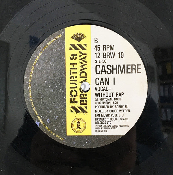 Cashmere (2) : Can I (12")