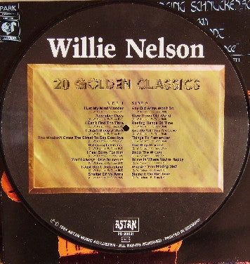 Willie Nelson : 20 Golden Classics (LP, Comp, Pic)