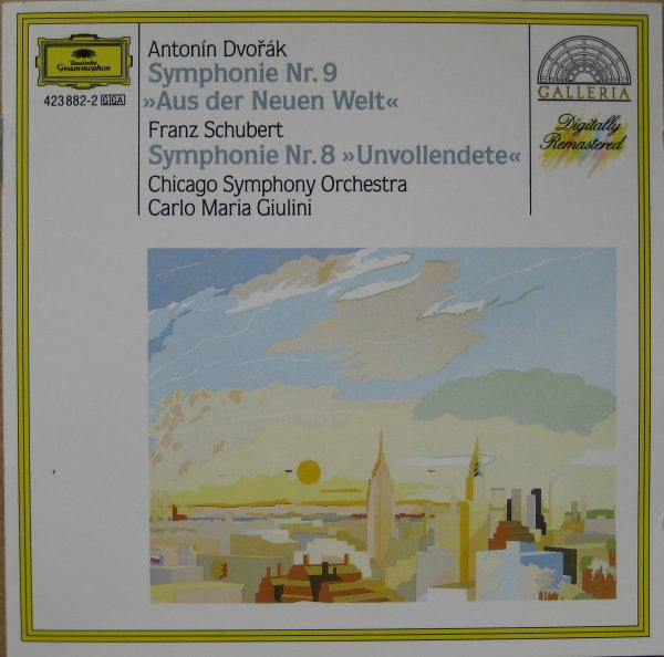 Antonín Dvořák / Franz Schubert : Chicago Symphony Orchestra - Carlo Maria Giulini : Symphonie Nr.9 »Aus Der Neuen Welt« / Symphonie Nr.8 »Unvollendete« (CD, Comp, RM)