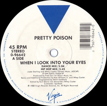 Pretty Poison : When I Look Into Your Eyes (12")