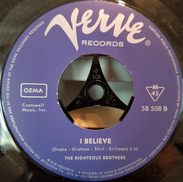 The Righteous Brothers : Island In The Sun (7")