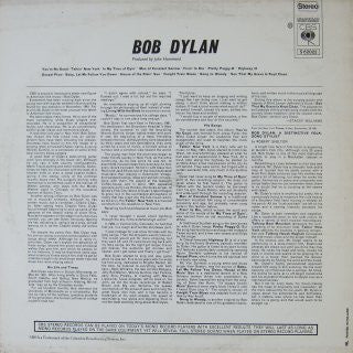 Bob Dylan : Bob Dylan (LP, Album, RE)