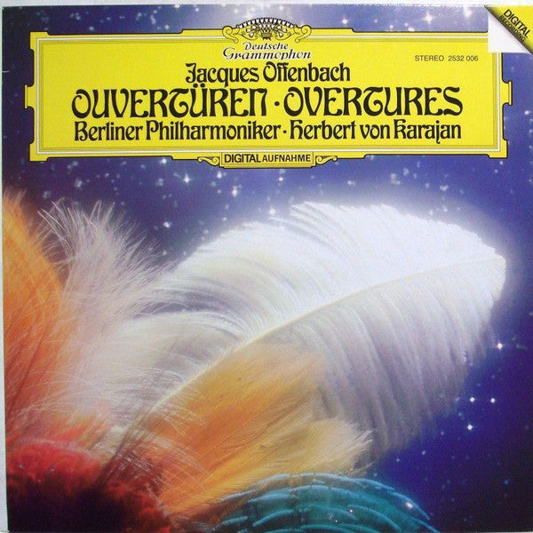 Jacques Offenbach, Berliner Philharmoniker • Herbert Von Karajan : Ouvertüren = Overtures (LP)