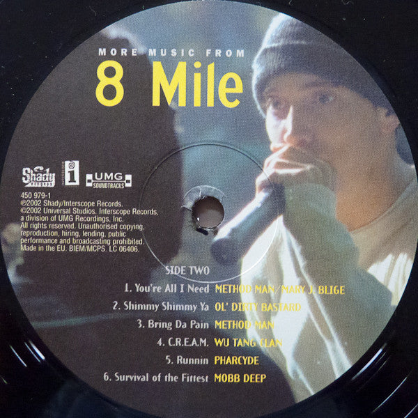 Various : More Music From 8 Mile (LP, Comp, Promo)