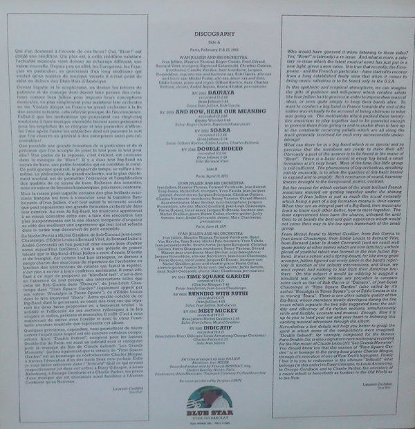 Ivan Jullien Big Band : Blow! (LP, Comp)