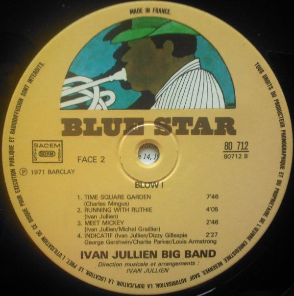 Ivan Jullien Big Band : Blow! (LP, Comp)