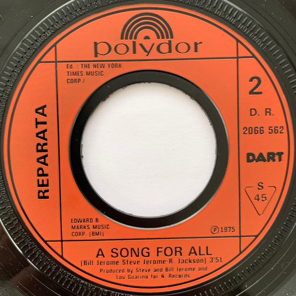 Reparata : Shoes (7", Single, Red)